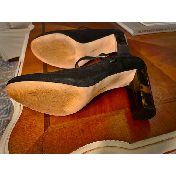 Land's End Mary Jane Tortoise Block Heels - Picture 4 of 4